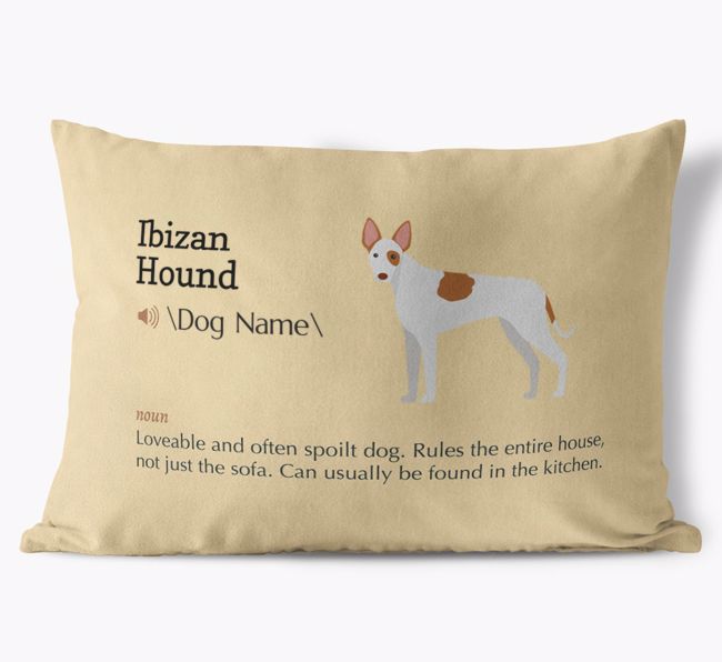 Definition: Personalized {breedFullName} Soft Touch Pillow